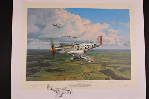 American Eagle "Victory In Europe Edition" by Robert Taylor- Chuck Yeager signed