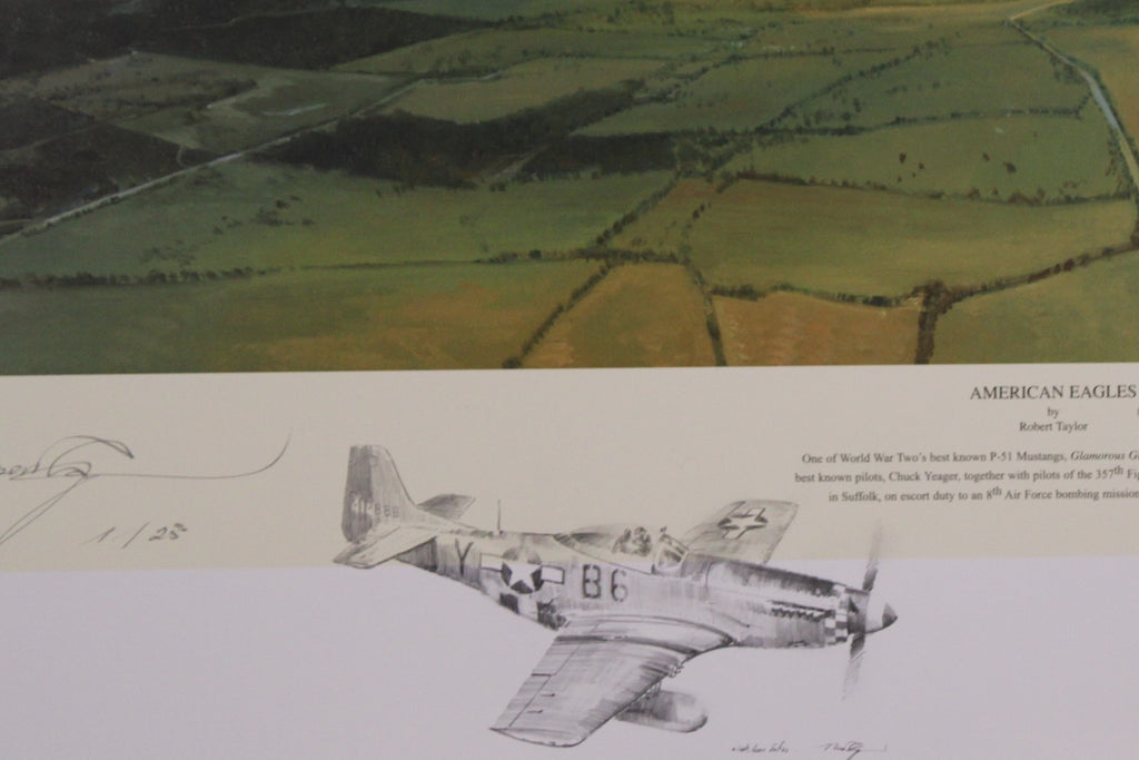 American Eagle "Victory In Europe Edition" by Robert Taylor- Chuck Yeager signed