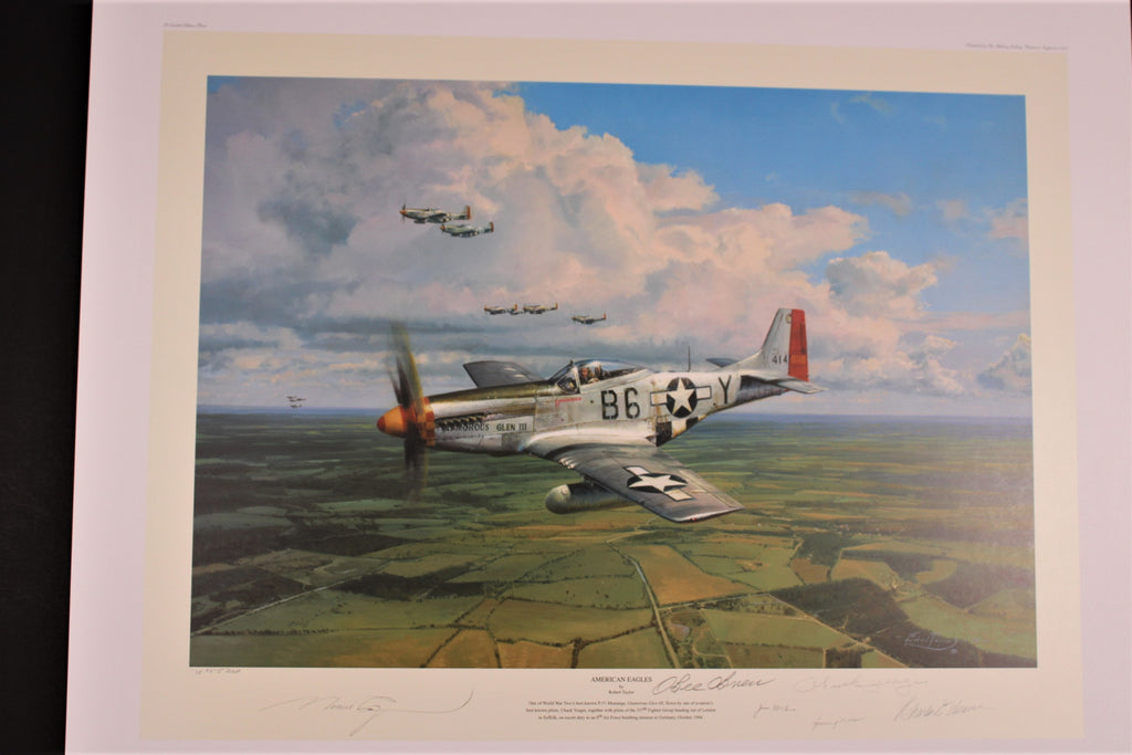 American Eagle "Victory In Europe Edition" by Robert Taylor- Chuck Yeager signed