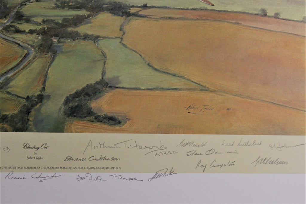 Climbing Out by Robert Taylor Multi signed Artist Proof.