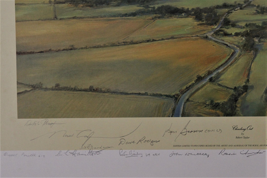 Climbing Out by Robert Taylor Multi signed Artist Proof.