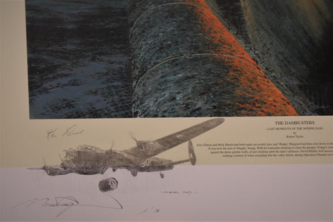 Last Moments of the Mohne Dam by Robert Taylor Double Remarque