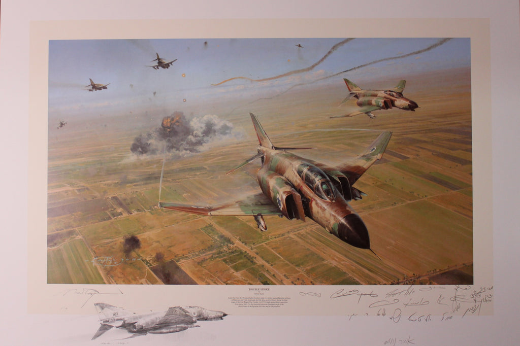 Double Strike by Robert Tayor Double Remarque