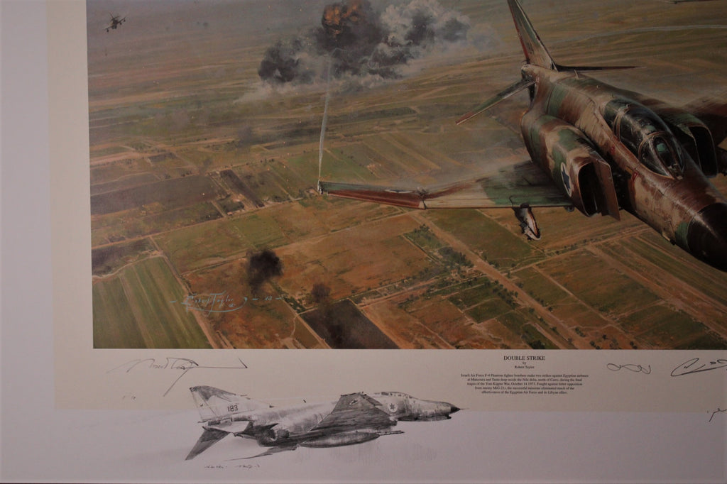 Double Strike by Robert Tayor Double Remarque