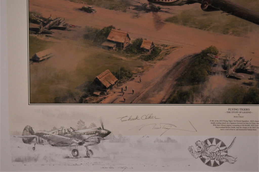 Flying Tigers "Stuff of Legends" by Robert Taylor, Double Remarque