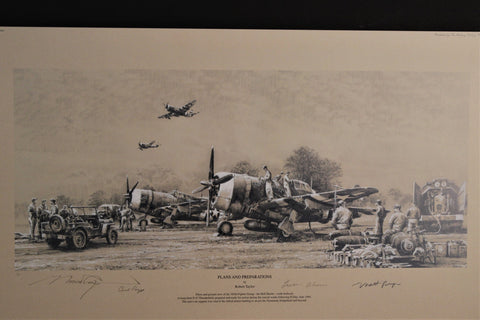 Hell Hawks over Utah by Robert Taylor Double Remarque