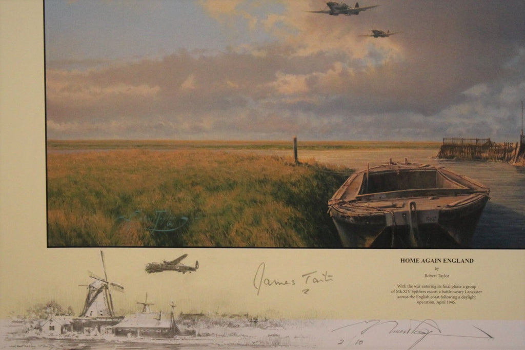 Home Again England Double Remarque by Robert Taylor