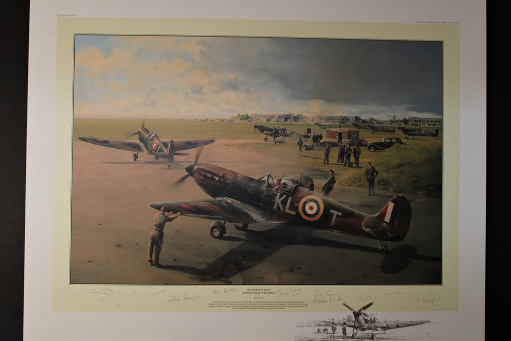 Hornchurch Scramble by Robert Taylor Double Remarque