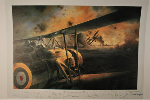 Swordfish Attack on Taranto by Robert Taylor - Very rare 15 signature edition.