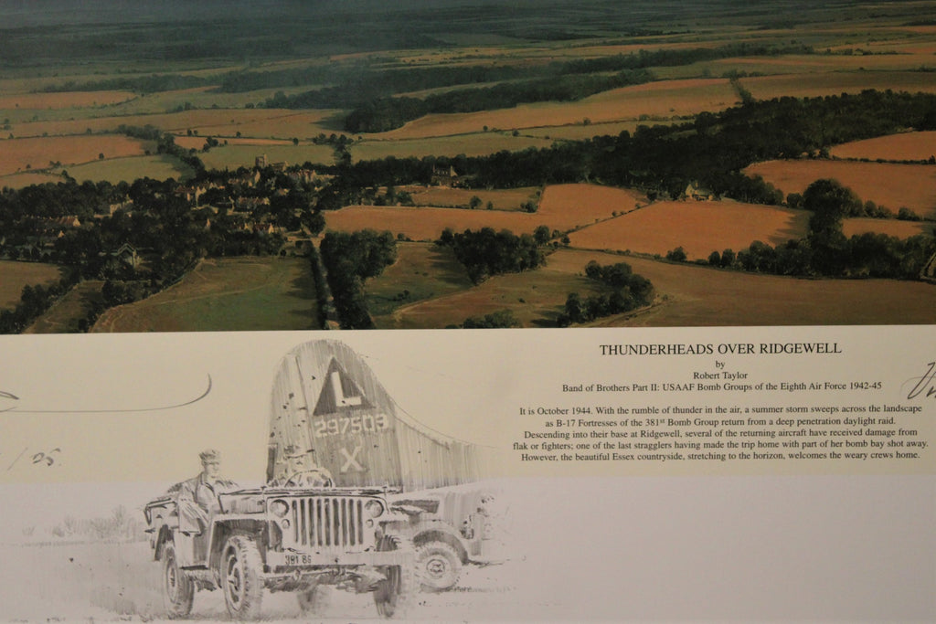 Thunderheads Over Ridgewell by Robert Taylor remarque