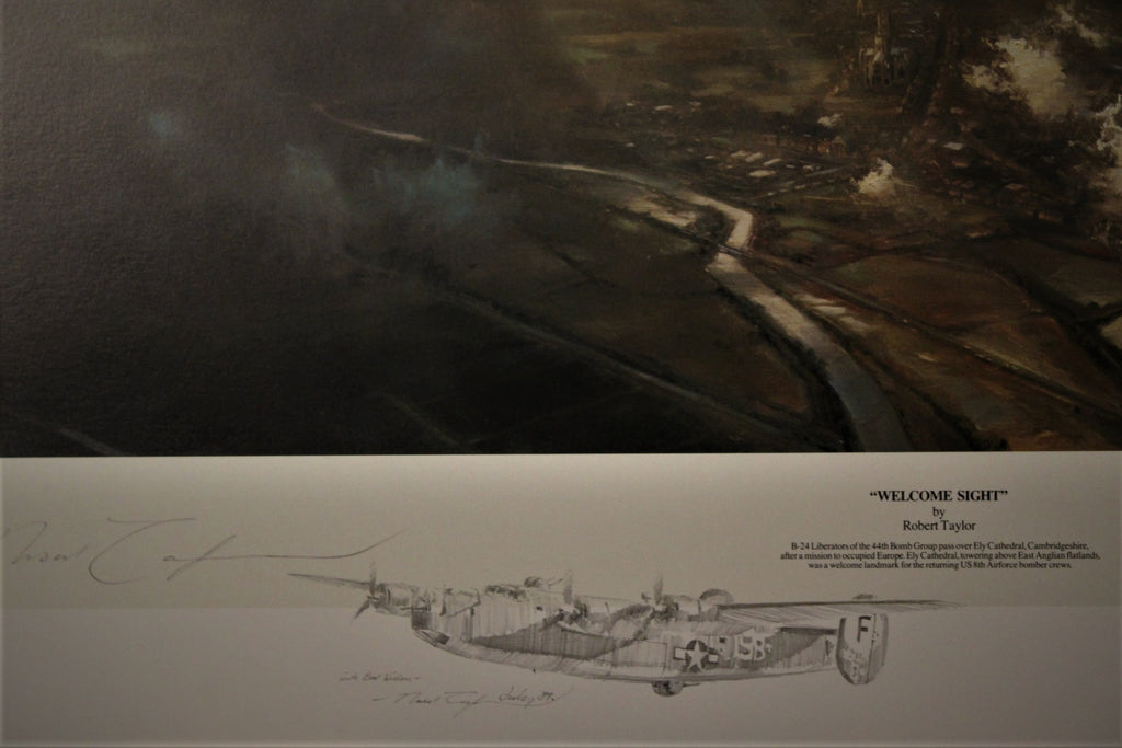 Welcome Sight by Robert Taylor remarque