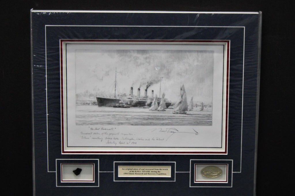 Titanic the Last Farwell Tribute Edition Double Remarque by Robert Taylor