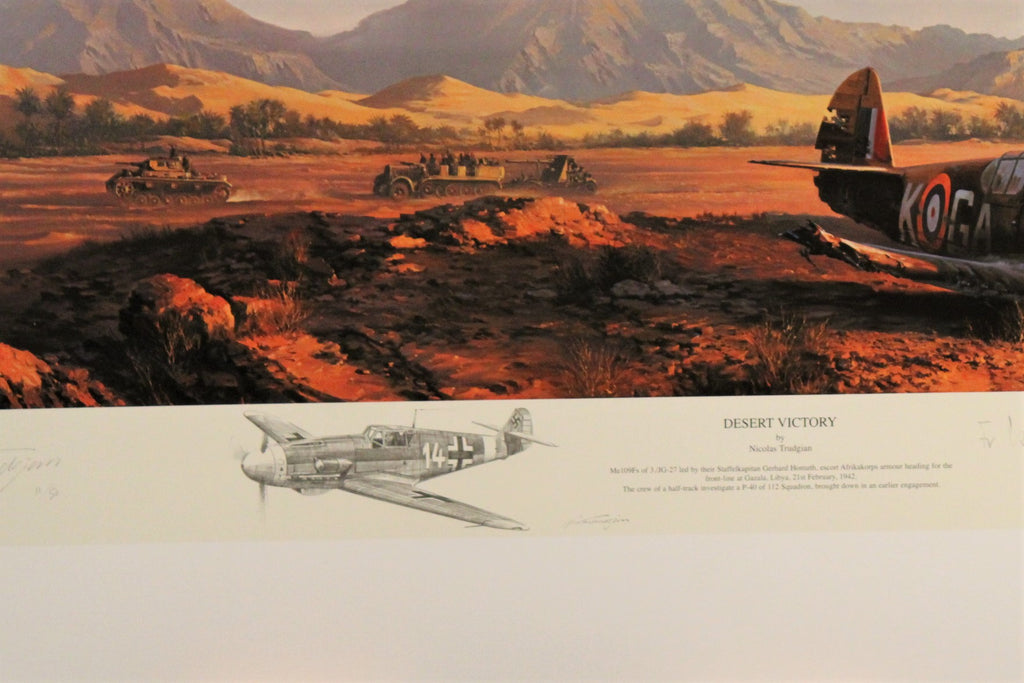 Desert Victory remarque by Nicholas Trudgian