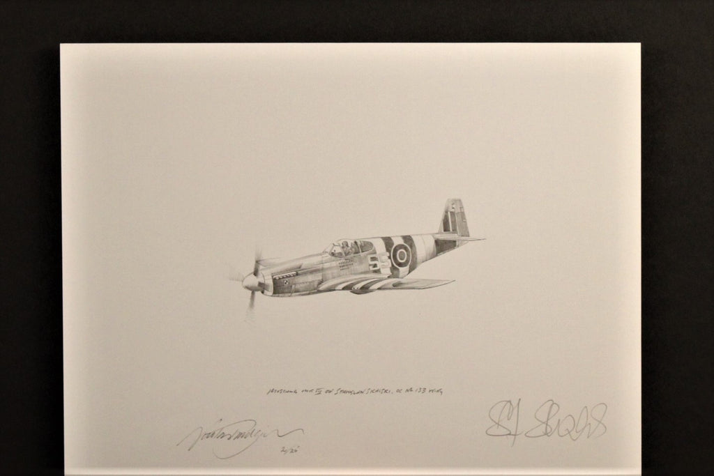 Summer of 44 by Nicholas Trudgian - Portfolio edition with original drawing Stanislaw Skalski