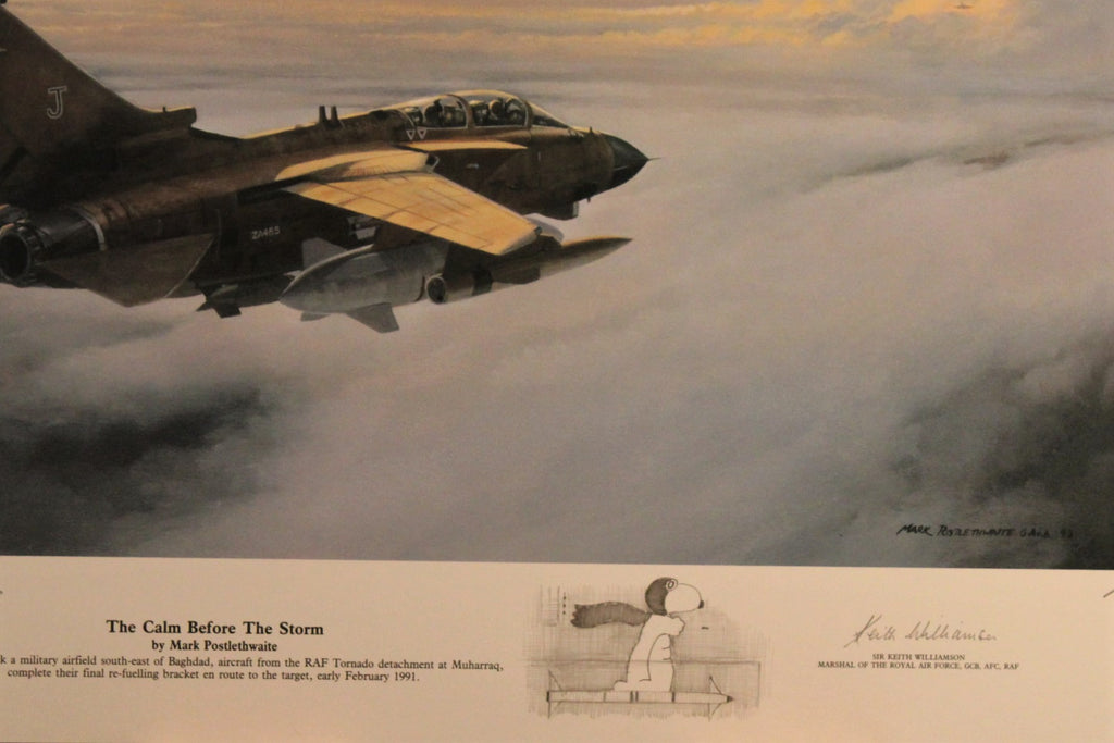 The Calm Before the Storm by Mark Postlethwaite, double remarque