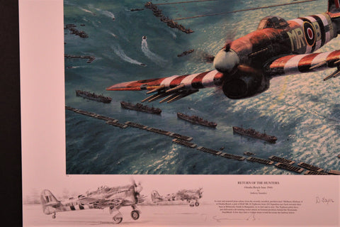 Return Of The Hunters by Anthony Saunders, double remarque