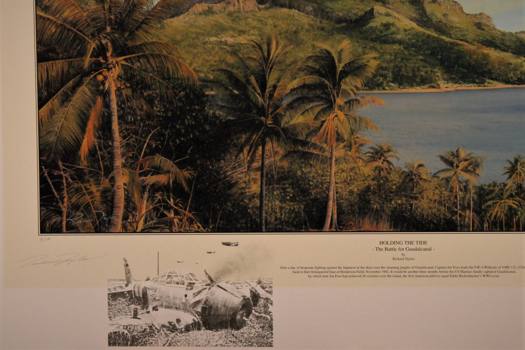 Holding the Tide by Richard Taylor, double remarque