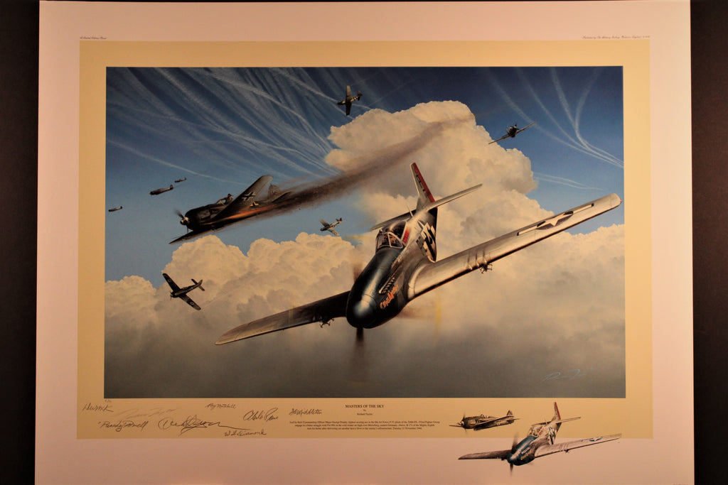 Masters of the Sky by Richard Taylor double remarque