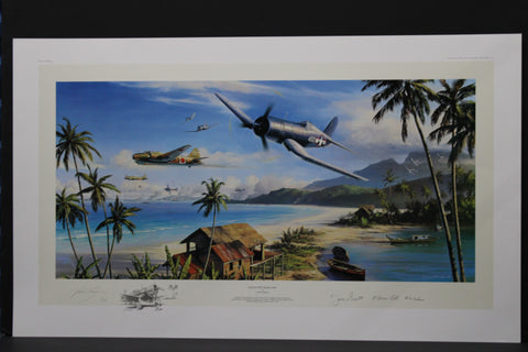 Battle For the Islands remarque by Nicholas Trudgian