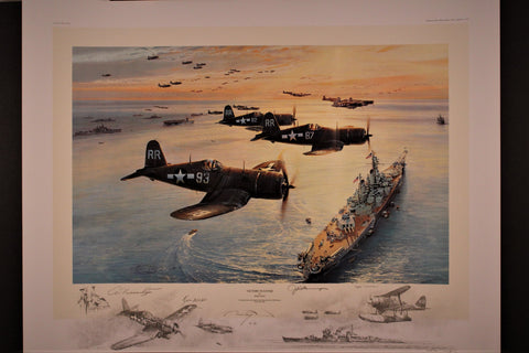 Victory Flyover by Robert Taylor large remarque