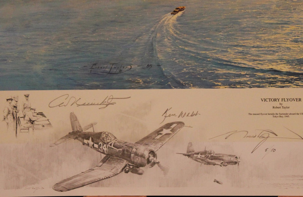 Victory Flyover by Robert Taylor large remarque