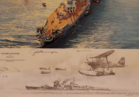 Victory Flyover by Robert Taylor large remarque