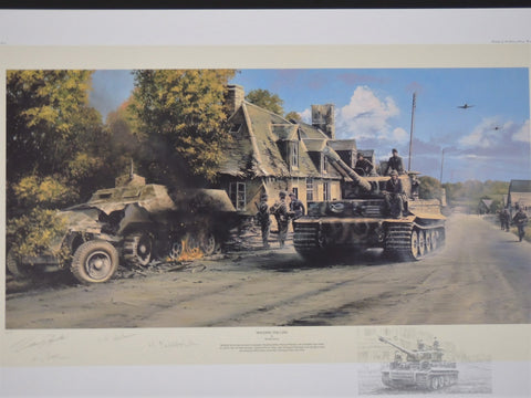 Holding the Line by Richard Taylor, double remarque