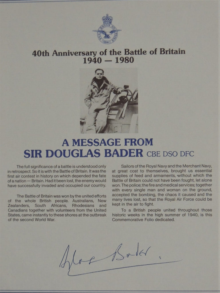 Battle of Britain Portfolio - 40th Anniversary with four Robert Taylor prints