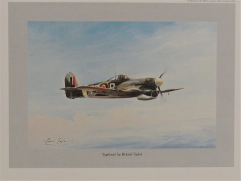 RAF Fighter Command 1939 - 1945 Portfolio with four Robert Taylor prints