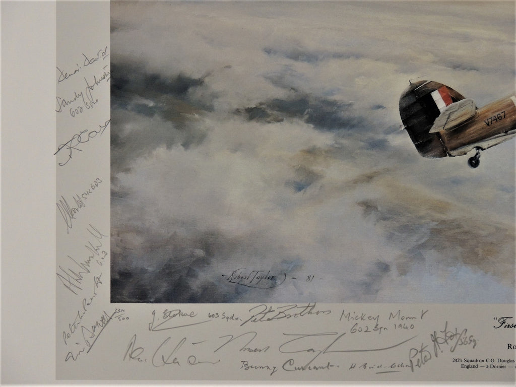 First of Many by Robert Taylor - Signed by 28 Battle of Britain Pilots