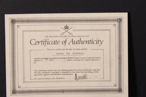 Ramrod 792 by Robert Taylor remarque