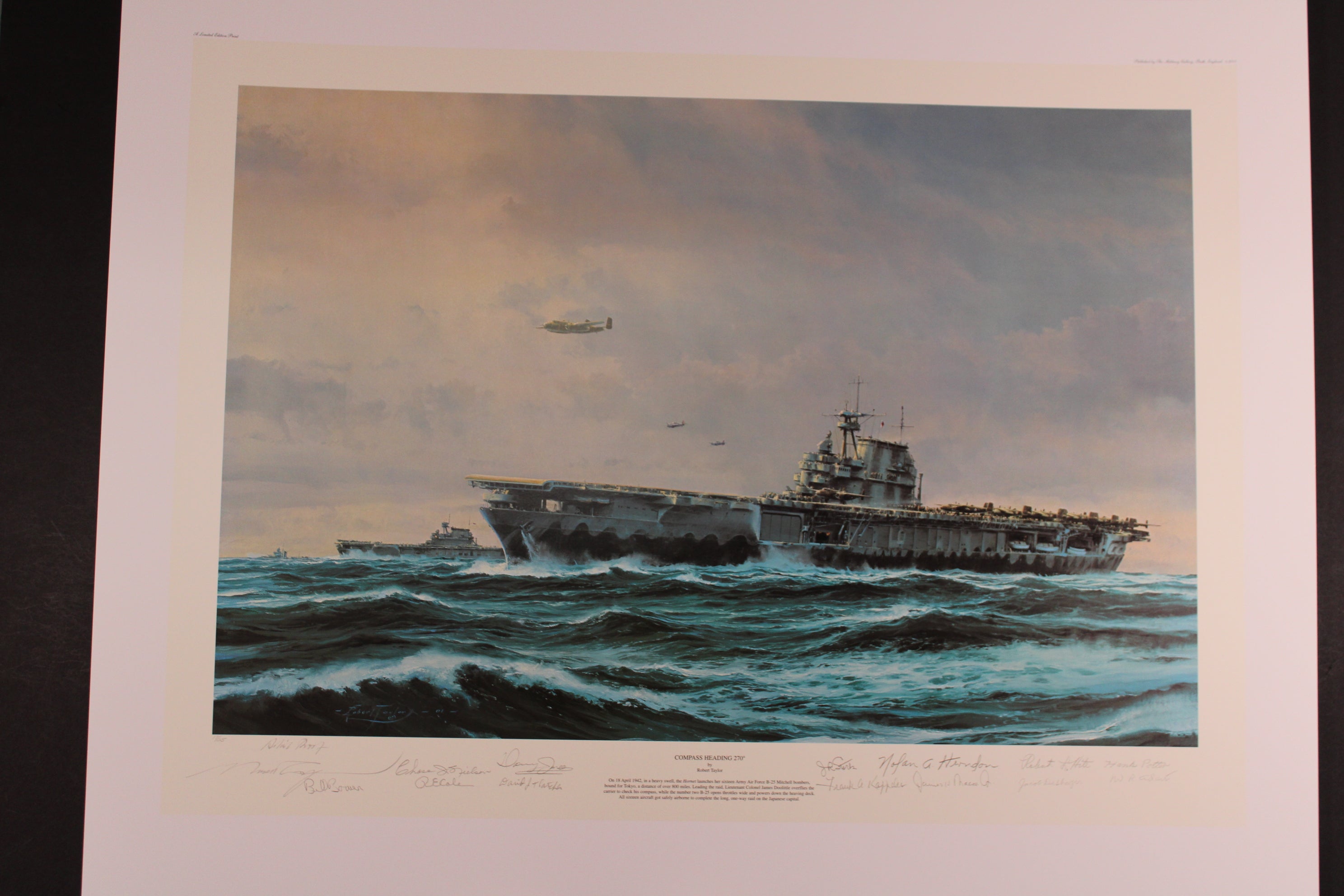 Compass Heading 270 by Robert Taylor – Collectors Aviation Art