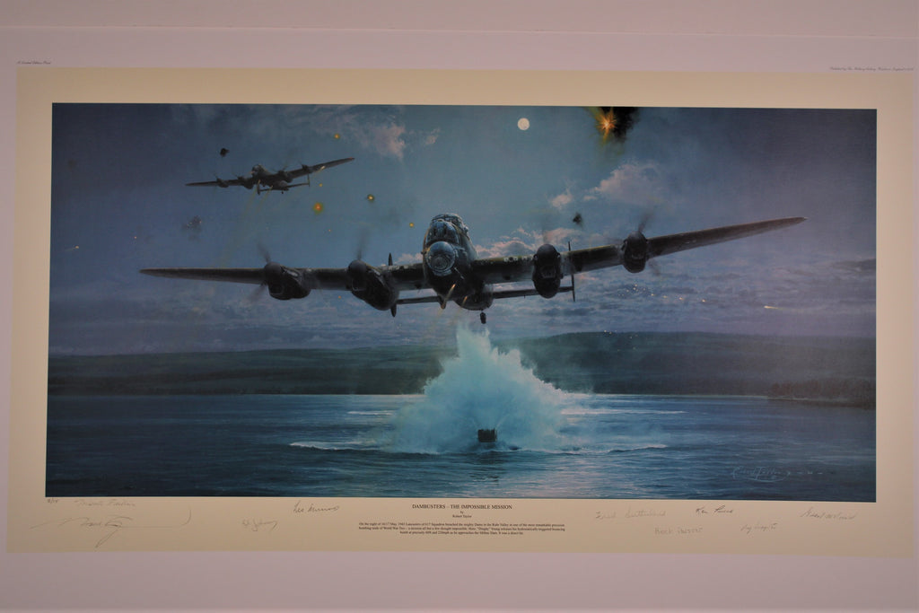 Impossible Mission by Robert Taylor, Dambusters Tribute with Original Drawing