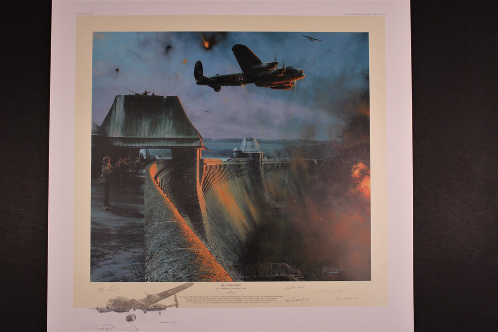 Last Moments of the Mohne Dam by Robert Taylor Double Remarque