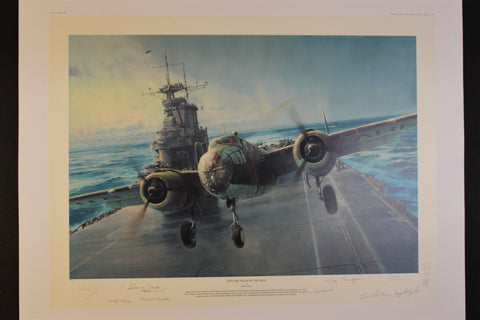 Into the Teeth of the Wind by Robert Taylor, Doolittle Tribute with Original Drawing