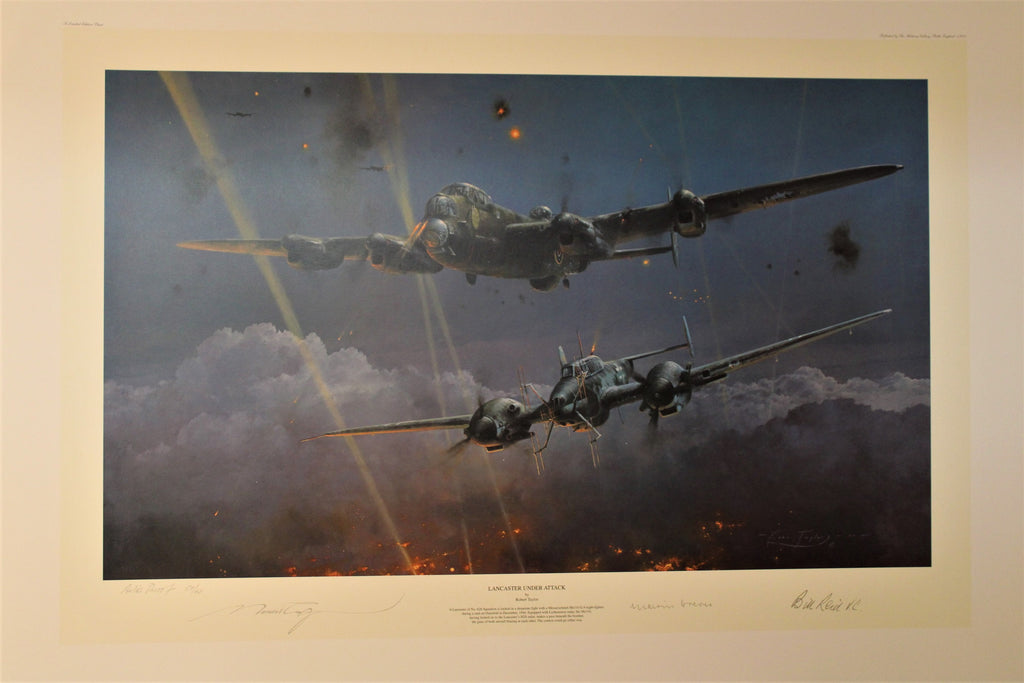 Lancaster Under Attack by Robert Taylor