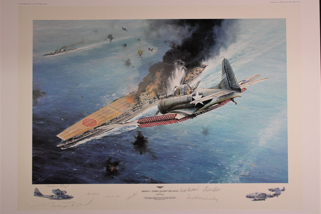 Midway Strike Against Akagi by Robert Taylor