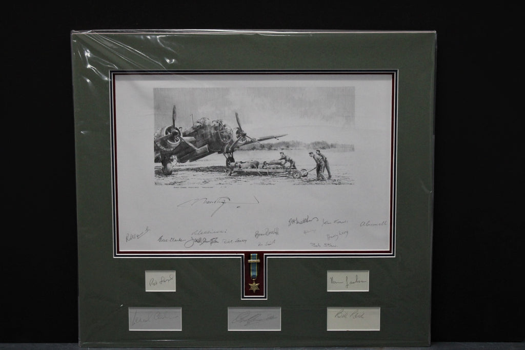 Hard Way Home by Robert Taylor, Bomber Command Tribute with Original Drawing