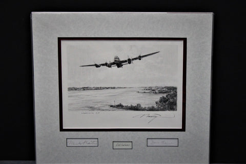 Breaching the Eder Dam by Robert Taylor, Tribute Edition with Original Drawing