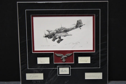 Open Assault by Robert Taylor, Rudel Tribute Proof with Original Drawing