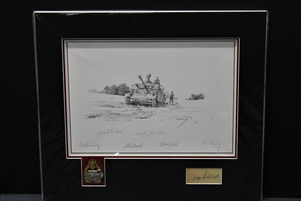 Closing the Gap by Robert Taylor, Knights Cross Tribute with Original Drawing
