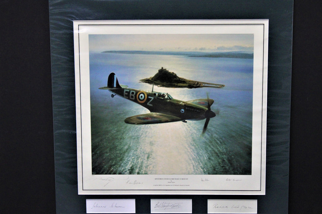 Spitfires over St. Michaels Mount by Robert Taylor - 70th Anniversary Edition