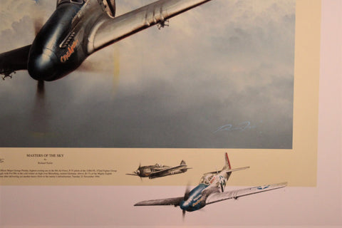 Masters of the Sky by Richard Taylor double remarque