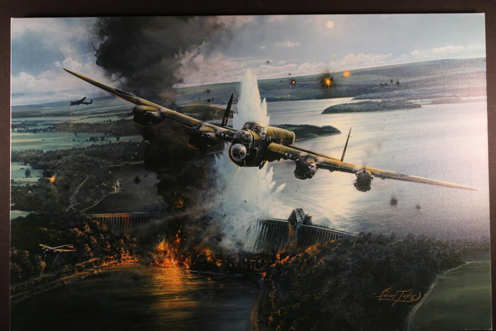 Operation Chastise by Robert Taylor, Stretched Canvas Giclee