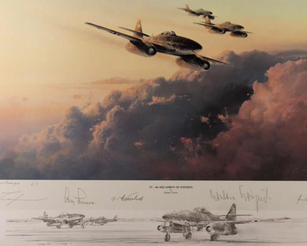 JV-44 Squadron of Experts, large remarque by Robert Taylor