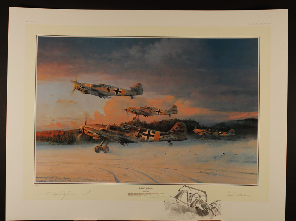 Eagles at Dawn remarque by Robert Taylor