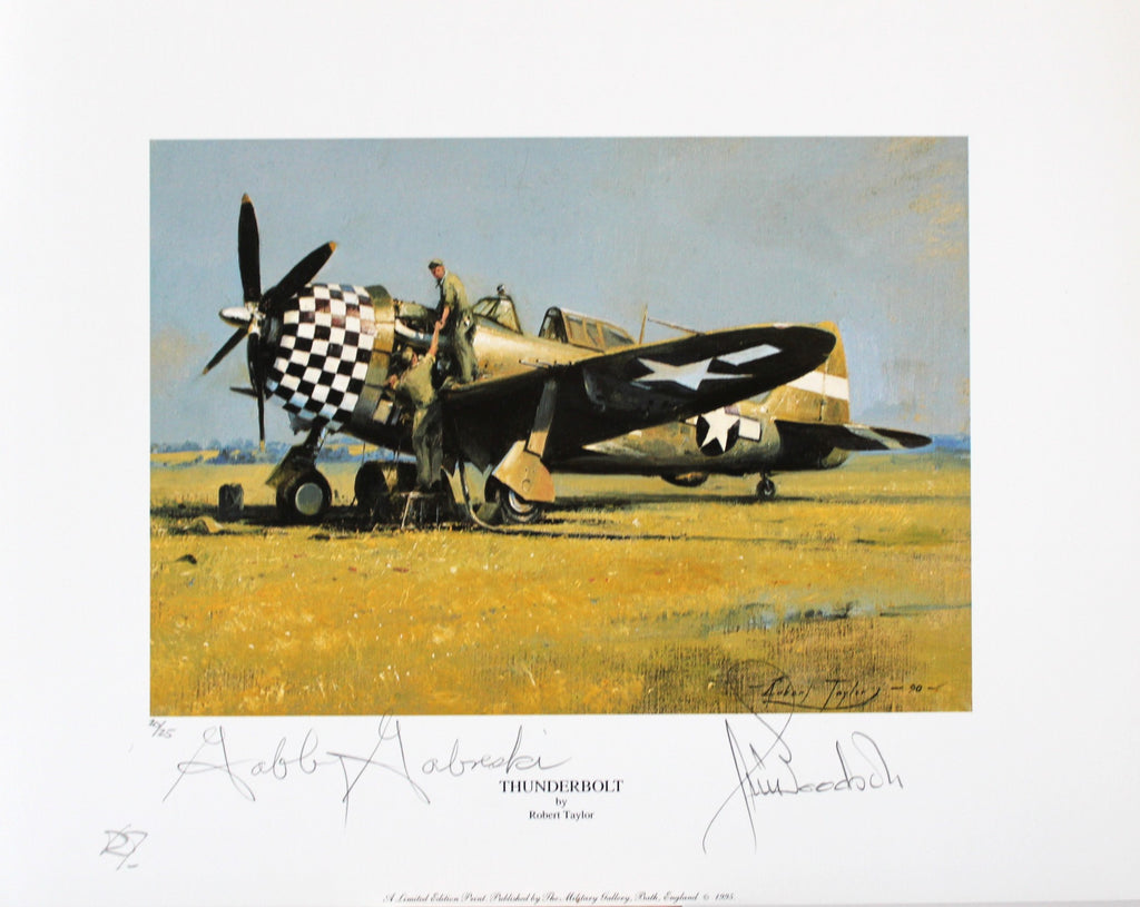 Mustangs on the Prowl by Robert Taylor - Mighty Eighth Edition Remarque