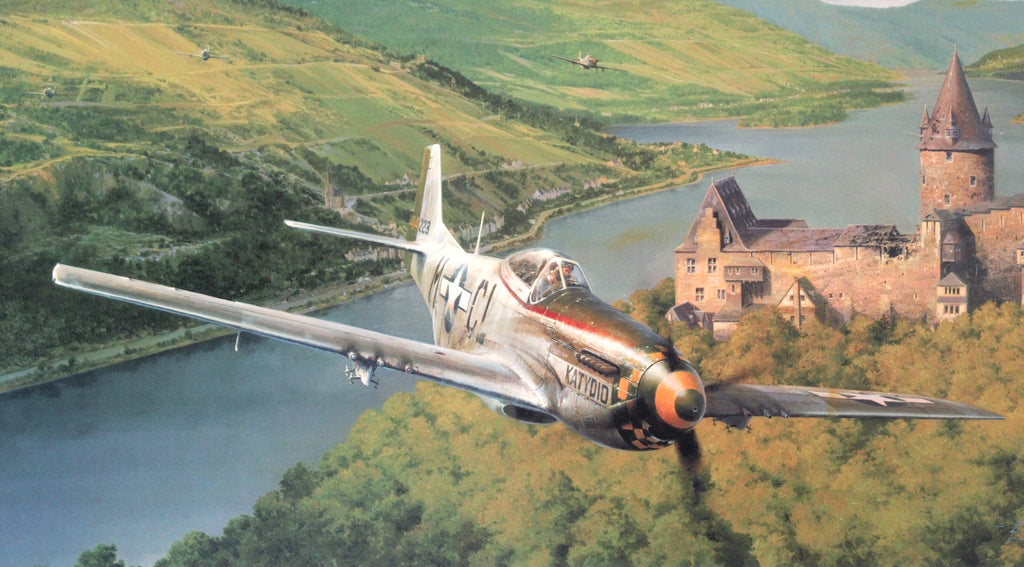 Mustangs on the Prowl by Robert Taylor - Mighty Eighth Edition Remarque