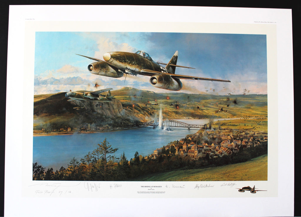 Bridge at Remagen by Robert Taylor - Rare Folio Proof Set