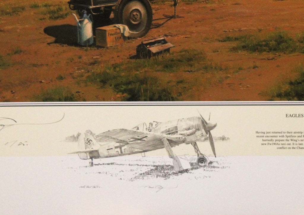 Eagles on the Channel Front Remarque by Robert Taylor